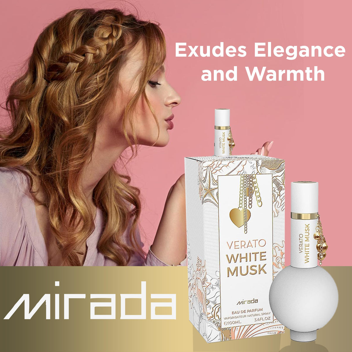 White Musk Eau de Parfum Spray 3.4 FL. Oz X42328