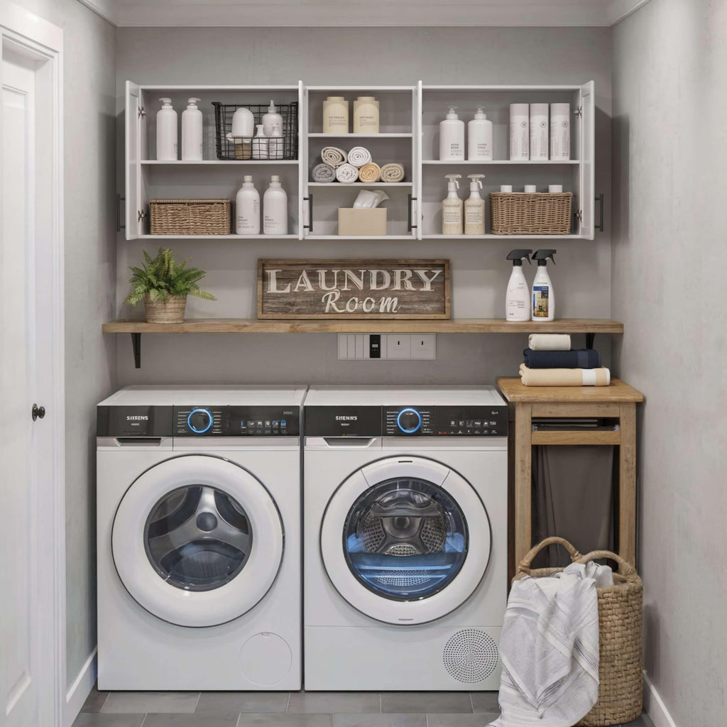 White Wooden Wall Cabinet D29918