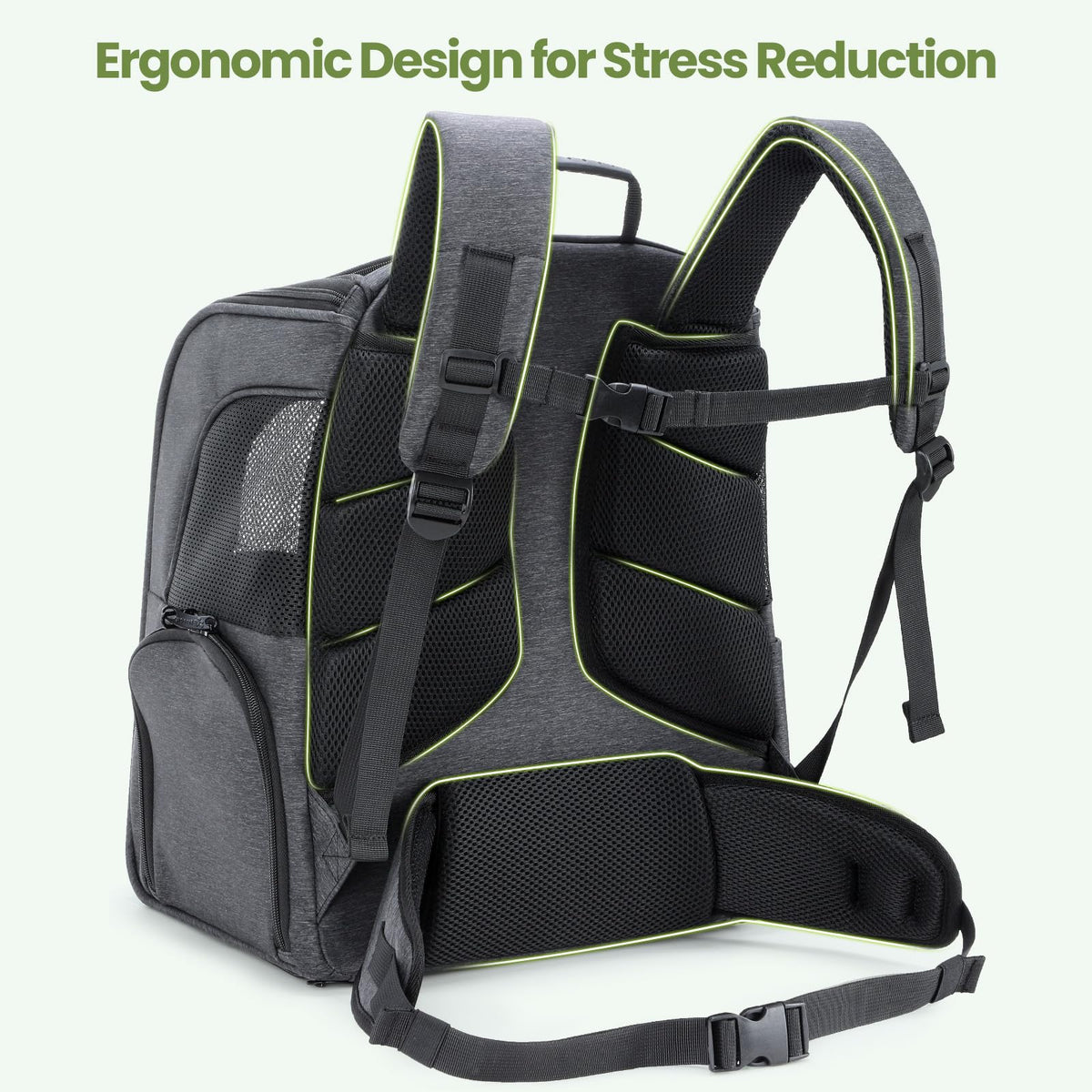 Ergonomic Breathable Cat Backpack E309562