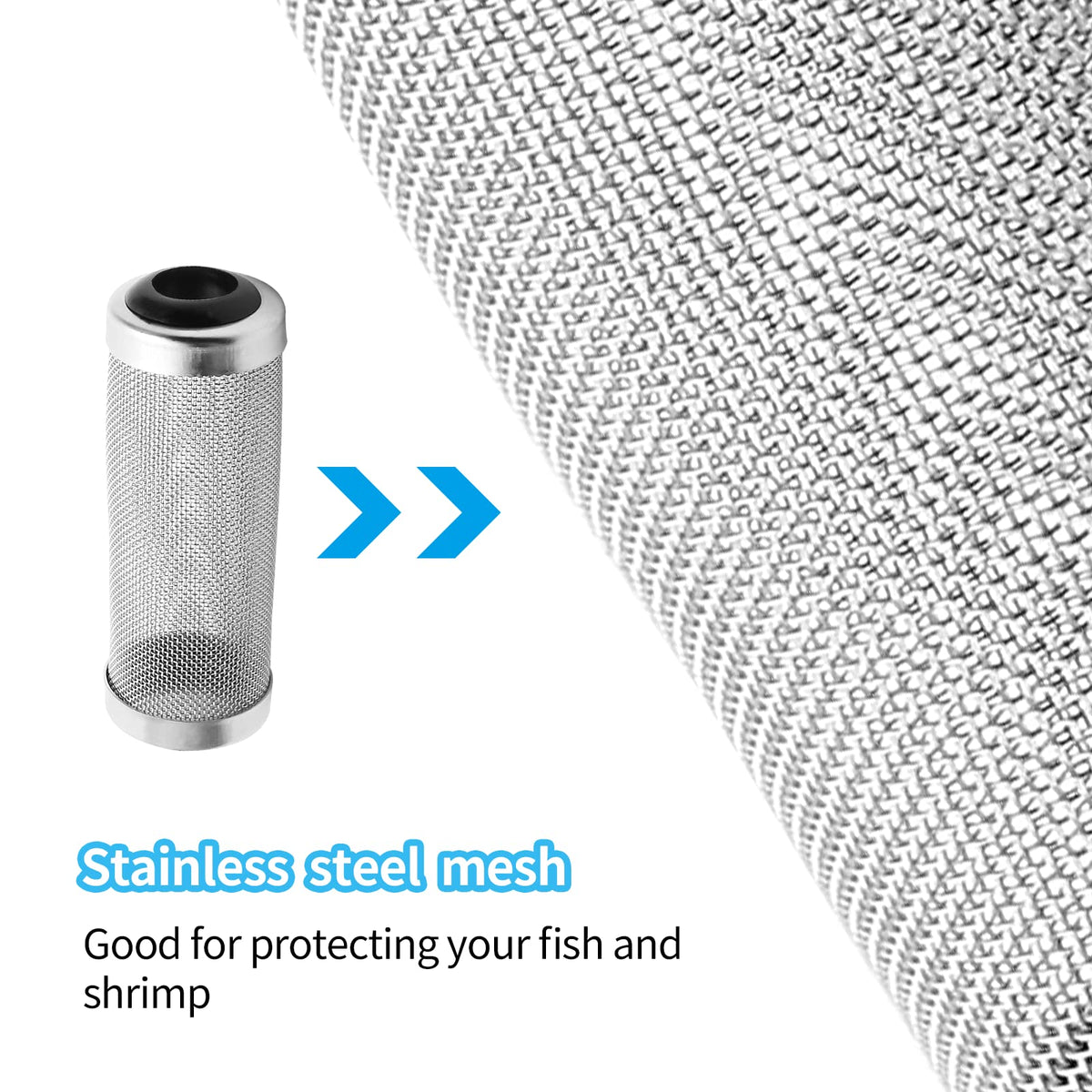 Stainless Steel Aquarium Filter Intake Cover 12mm X813632