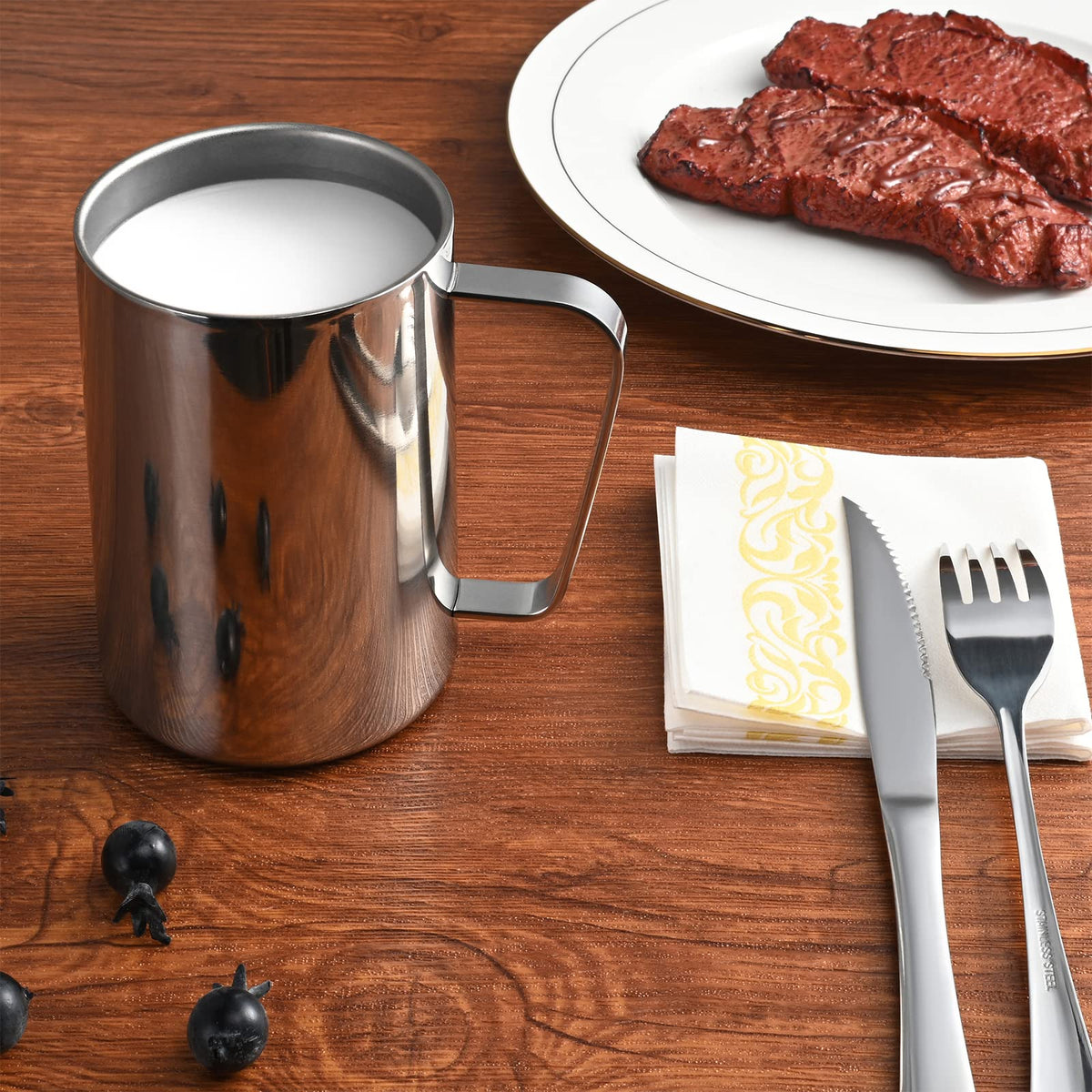 2 Pcs 16.9oz Stainless Steel Double Wall Vacuum Insulated Mug A842