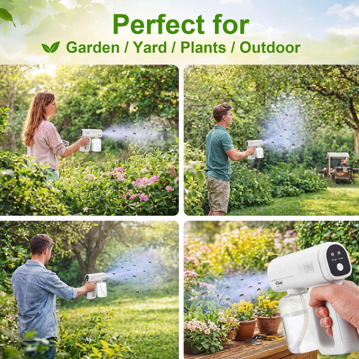 2 Pack Rechargeable Handheld Nano Sprayer B784128