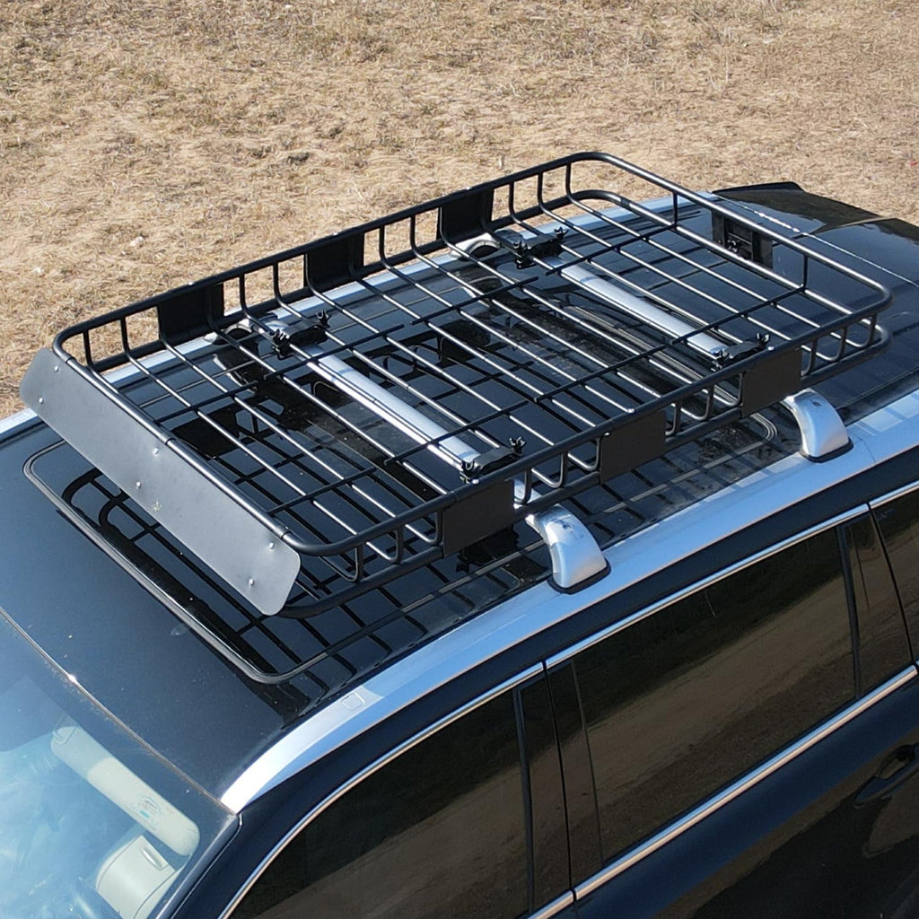 64" x 39" x 5" 200lb Heavy Duty Roof Rack Carrier Basket with Waterproof Bag V963