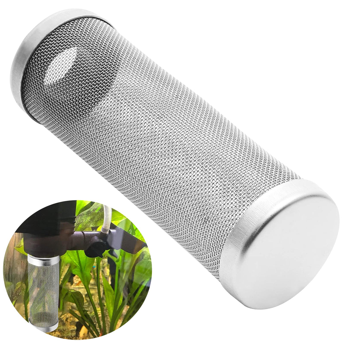 Stainless Steel Aquarium Filter Intake Cover 12mm X813632