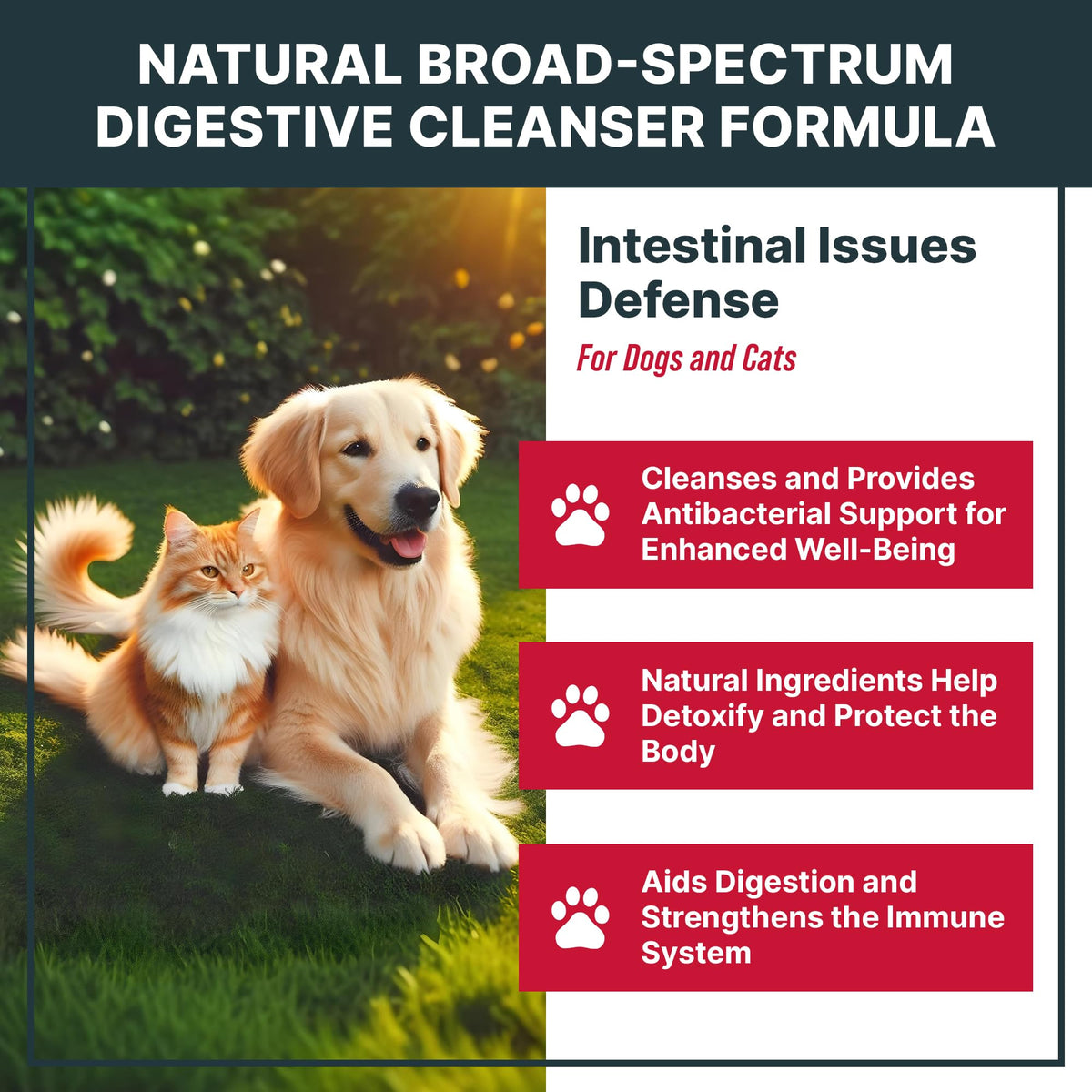 Natural Herbal Cleanser for Cats and Dogs M36104