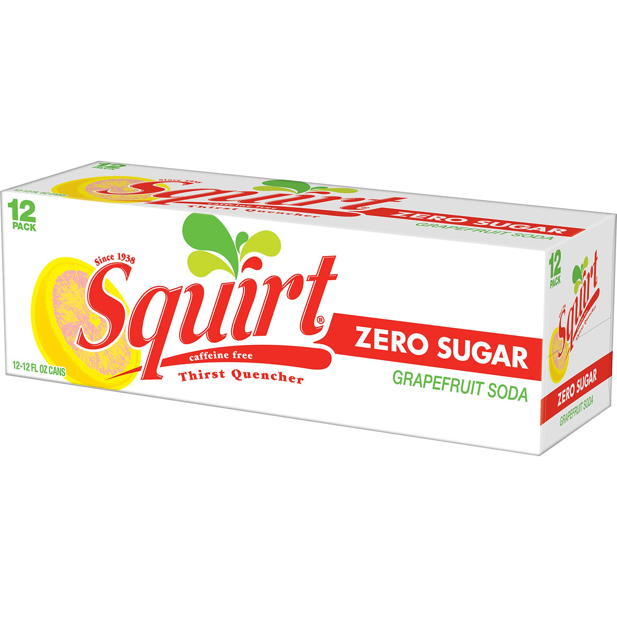 Zero Sugar Grapefruit Soda, 12 fl oz cans, 12 pack F93200