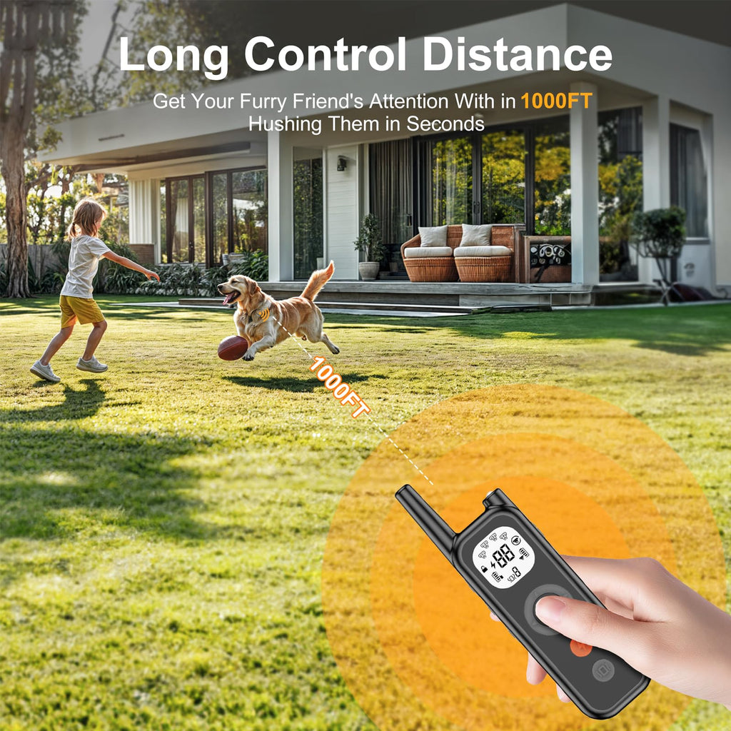 Wireless Dog Fence System with Remote Training Collar O781768