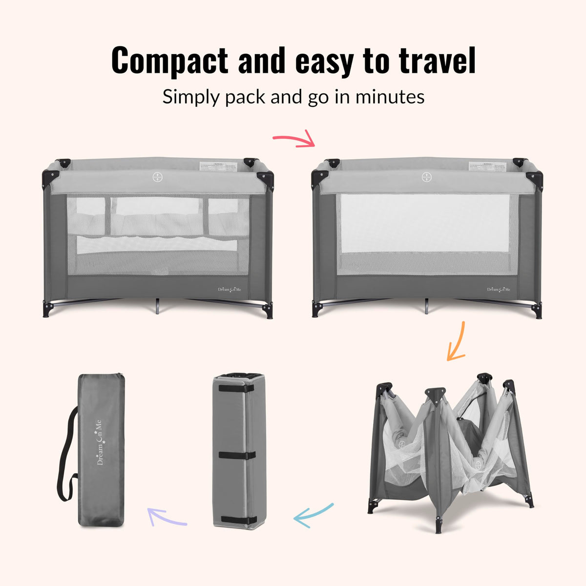 Portable Baby Playard with Bassinet P7492