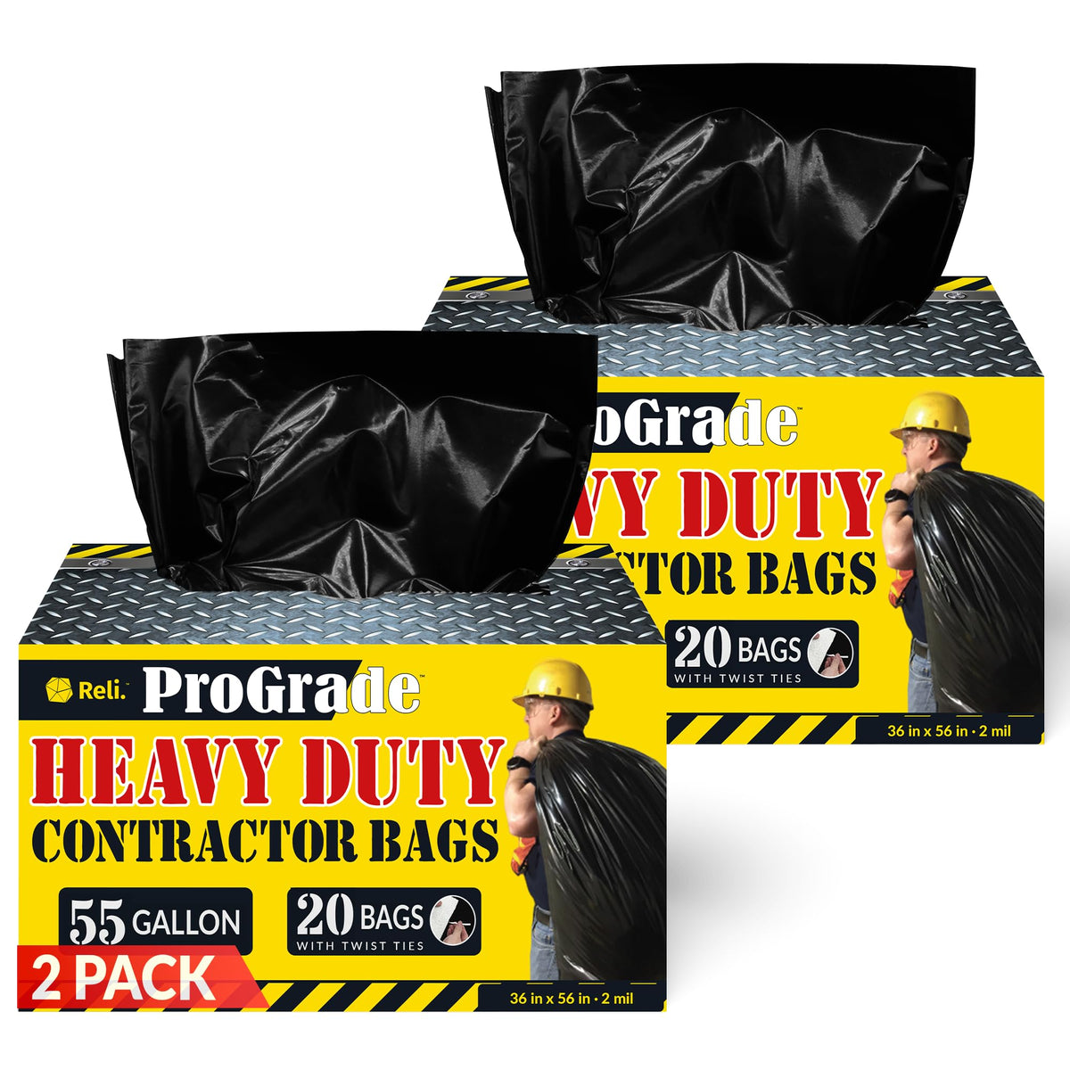 55 Gallon Heavy Duty Garbage Bags A220870
