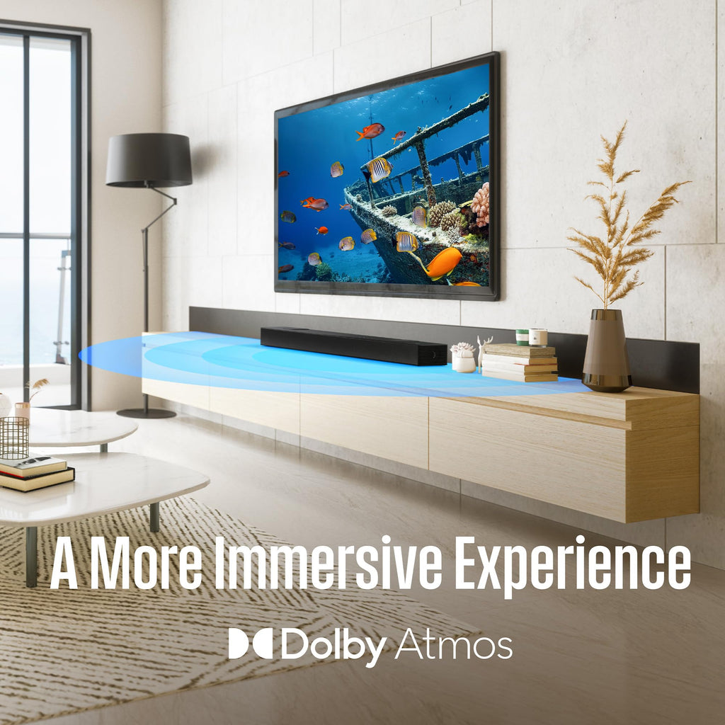4K 50 Inch TV and 3.1.2 Sound Bar M109