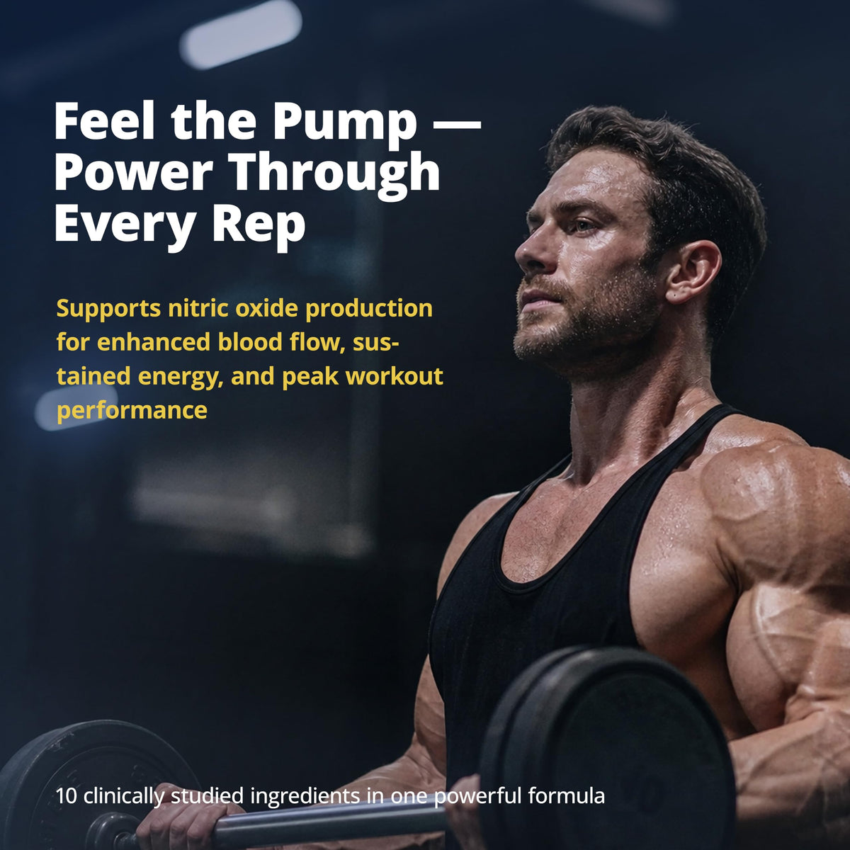 Nitric Oxide Supplements for Men 30-Day Supply J5394