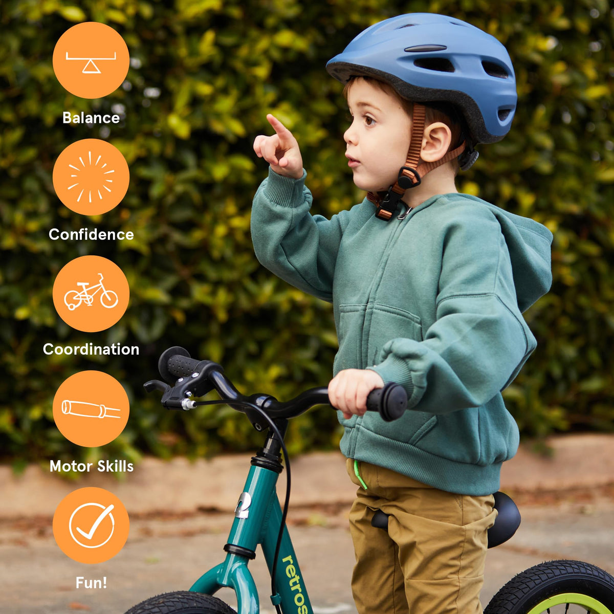 Toddler Balance Bike with Adjustable V-Brake D612022