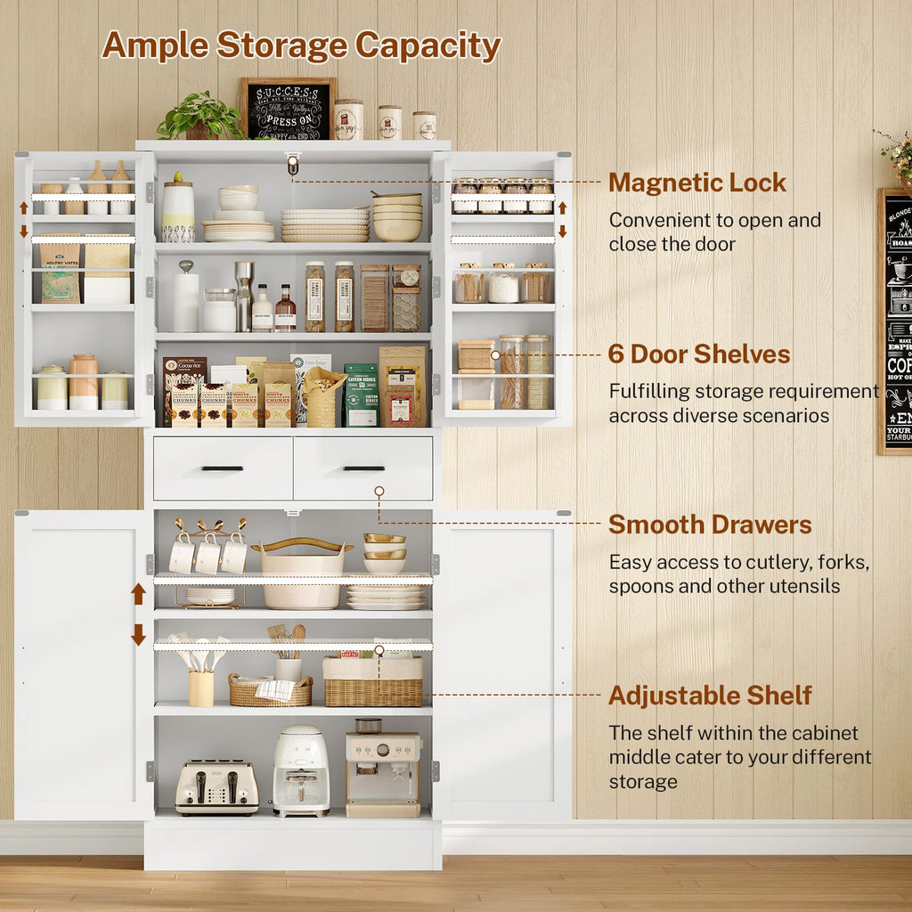Pantry Cabinet with Barn Doors I5464
