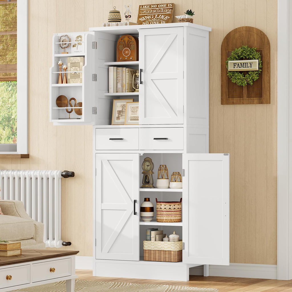 Pantry Cabinet with Barn Doors I5464