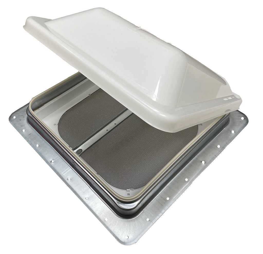 14" RV Roof Vent White Lid Non-Powered D98434