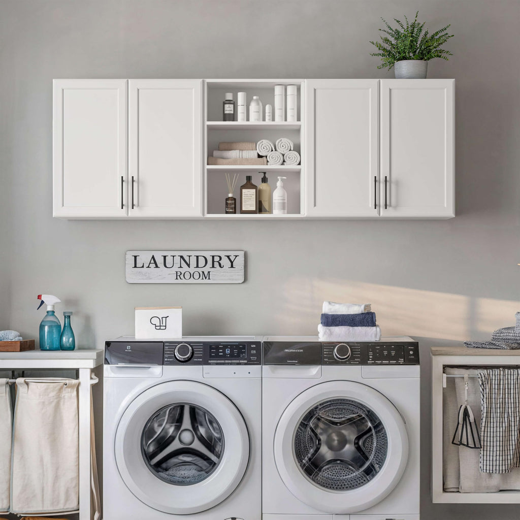 White Wooden Wall Cabinet D29918