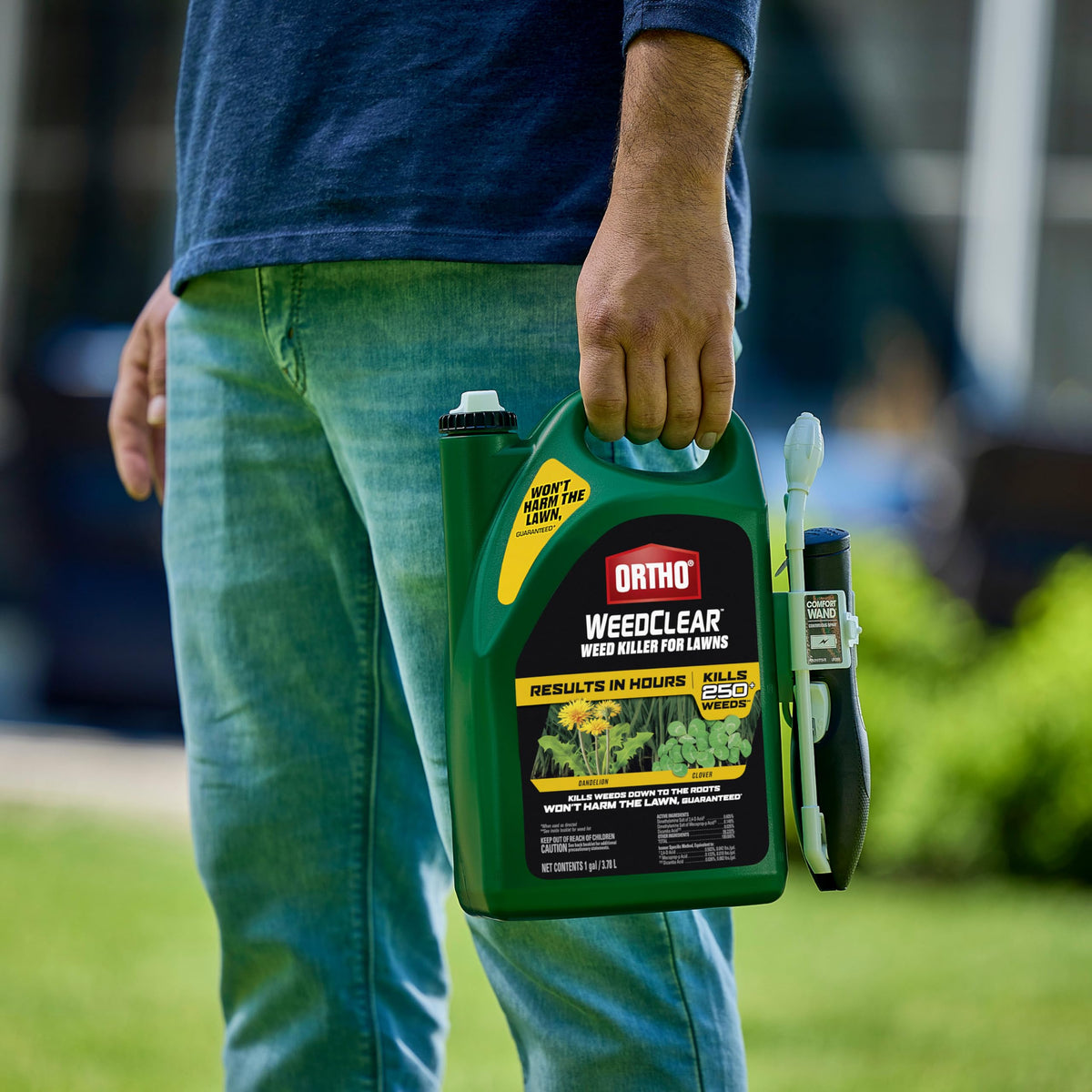 Ortho WeedClear Weed Killer for Lawns with Comfort Wand, 1 gal. L321