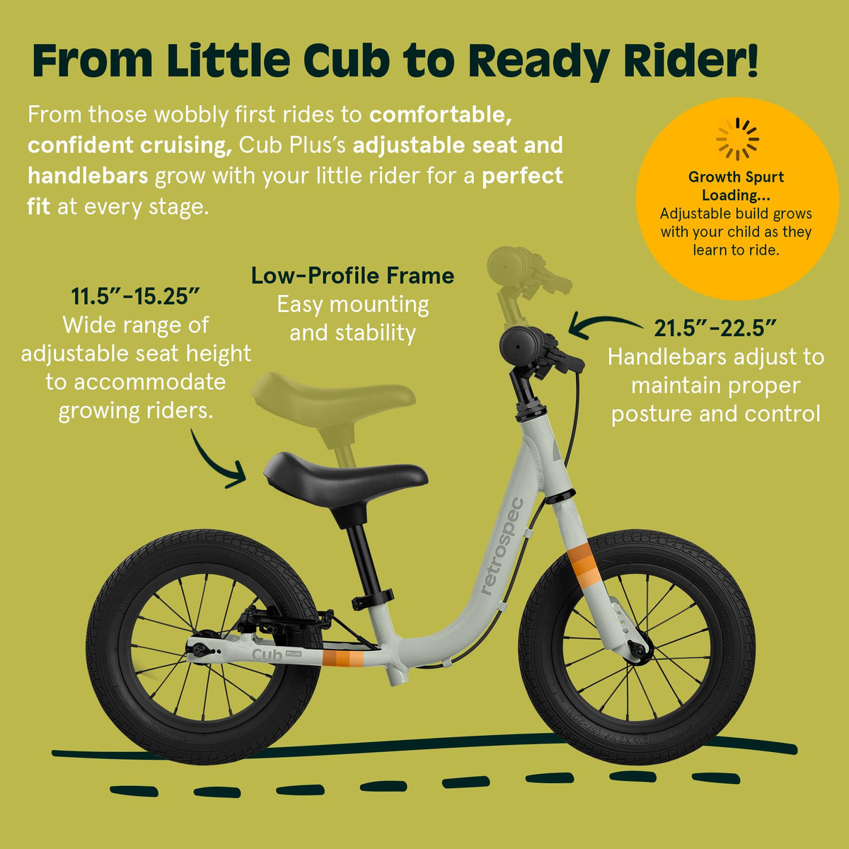Toddler Balance Bike with Adjustable V-Brake D612022