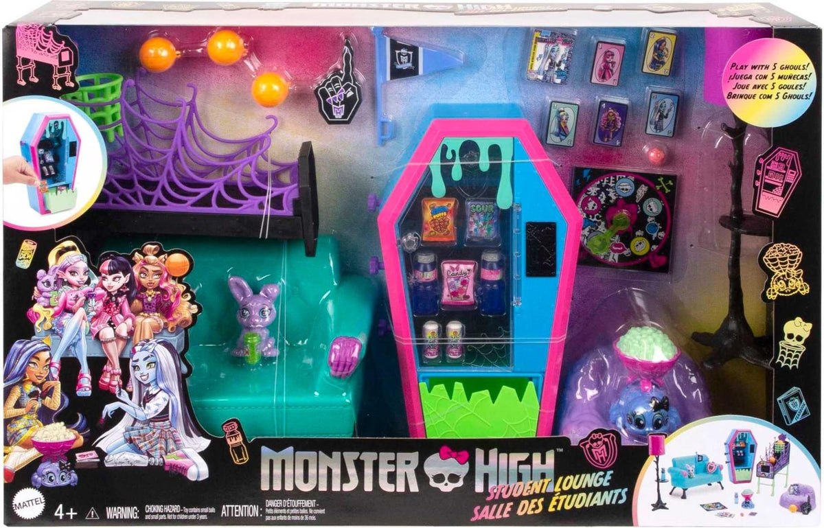 Monster High Playset with Doll House Furniture, 2 Pets & Accessories C150984