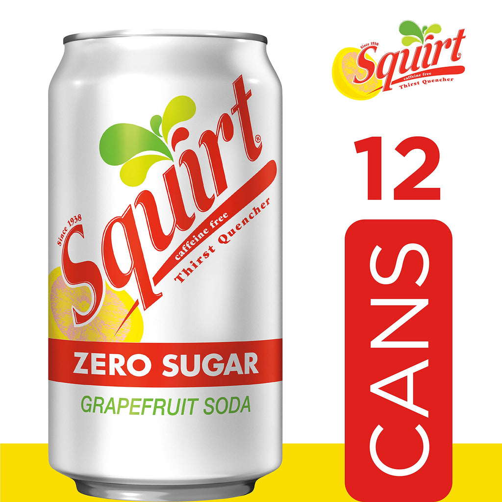 Zero Sugar Grapefruit Soda, 12 fl oz cans, 12 pack F93200