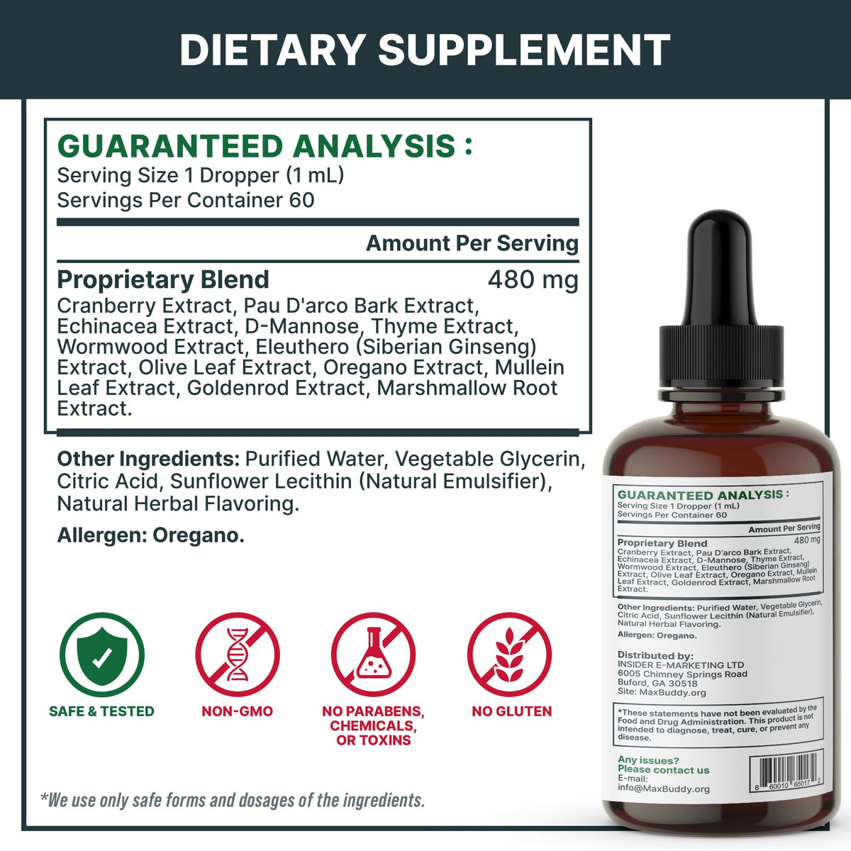 Natural Herbal Cleanser for Cats and Dogs M36104