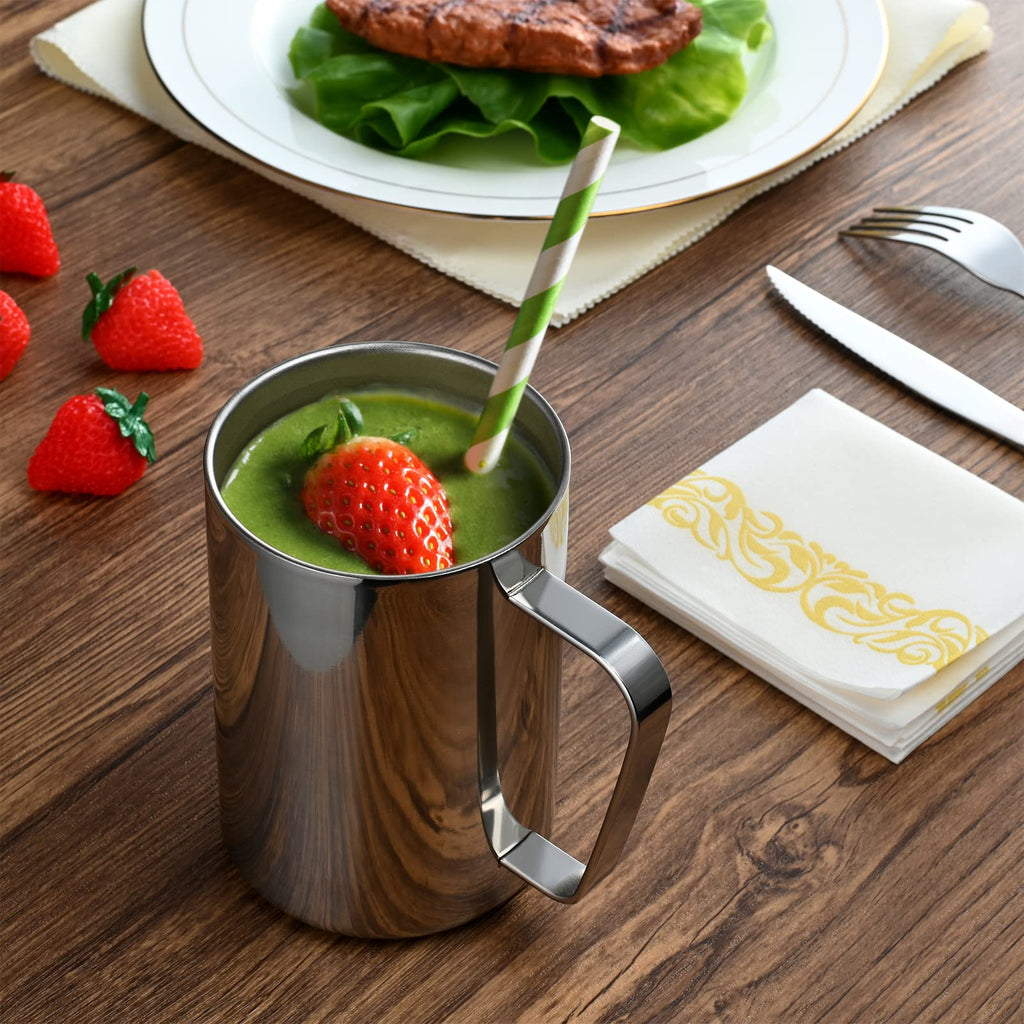 2 Pcs 16.9oz Stainless Steel Double Wall Vacuum Insulated Mug A842