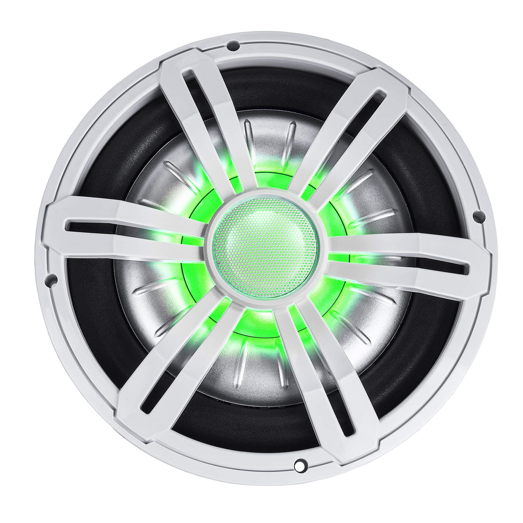 800W Peak 10" Shallow Marine Subwoofer with LED Lighting C158009