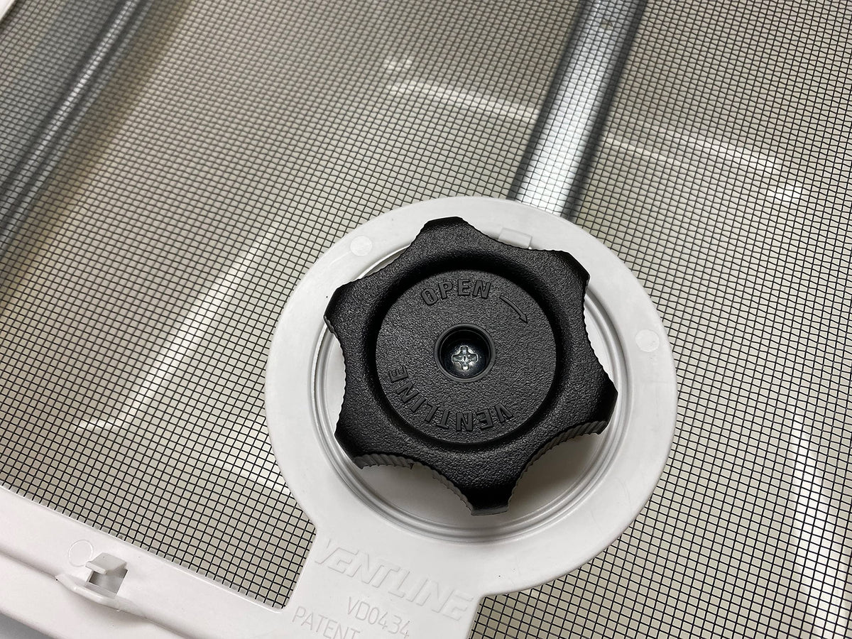 14" RV Roof Vent White Lid Non-Powered D98434