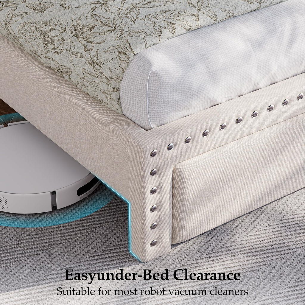 Queen Bed Frame with 2 Drawers F407431