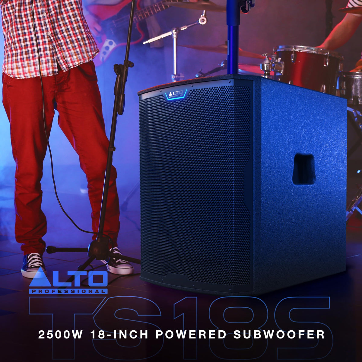 2500W 18" Powered PA Subwoofer Z916348